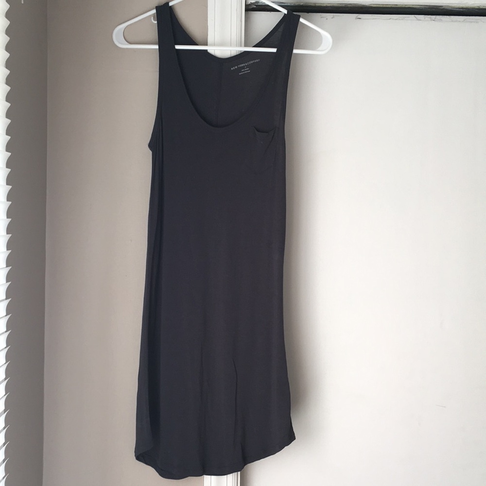 NY & Co Sleeveless Shirt/Dress with Pocket